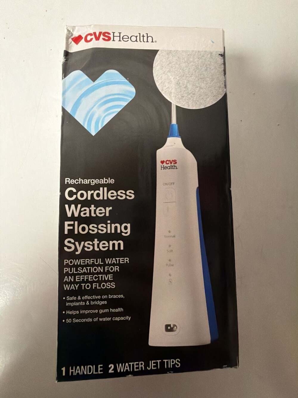 CVS Health Rechargeable Cordless Water Flossing System